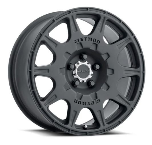 Method MR502 RALLY 16x7 +30mm Offset 5x112 66.7mm CB Matte Black Wheel