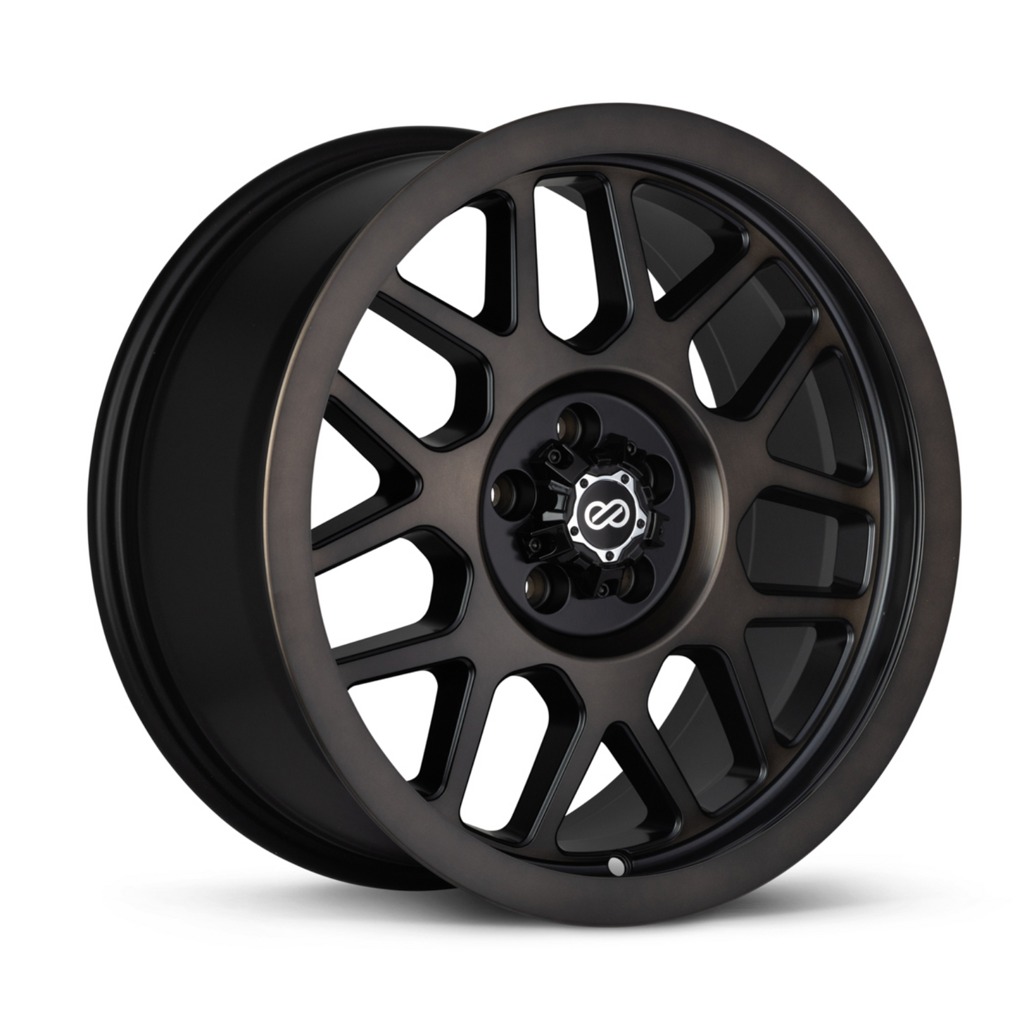 Enkei Matrix 17x8 6x139.7 30mm Offset 93.1mm Bore Brushed Black Wheel