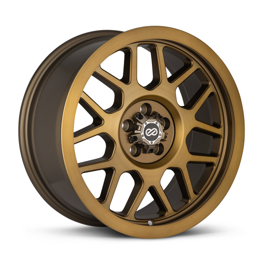 Enkei Matrix 17x8 6x139.7 30mm Offset 93.1mm Bore Brushed Gold Wheel