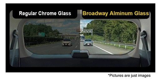 Broadway Mirrors Aluminum Wide 300mm Convex