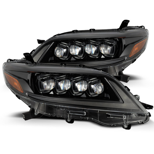 AlphaRex NOVA-Series LED Projector Headlights Alpha-Black 2011-2020 Toyota Sienna