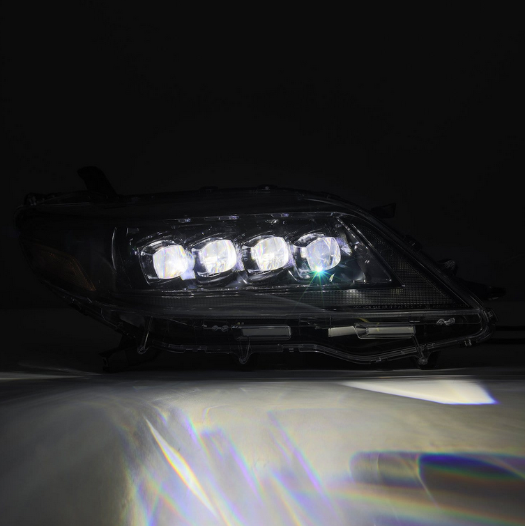 AlphaRex NOVA-Series LED Projector Headlights Alpha-Black 2011-2020 Toyota Sienna