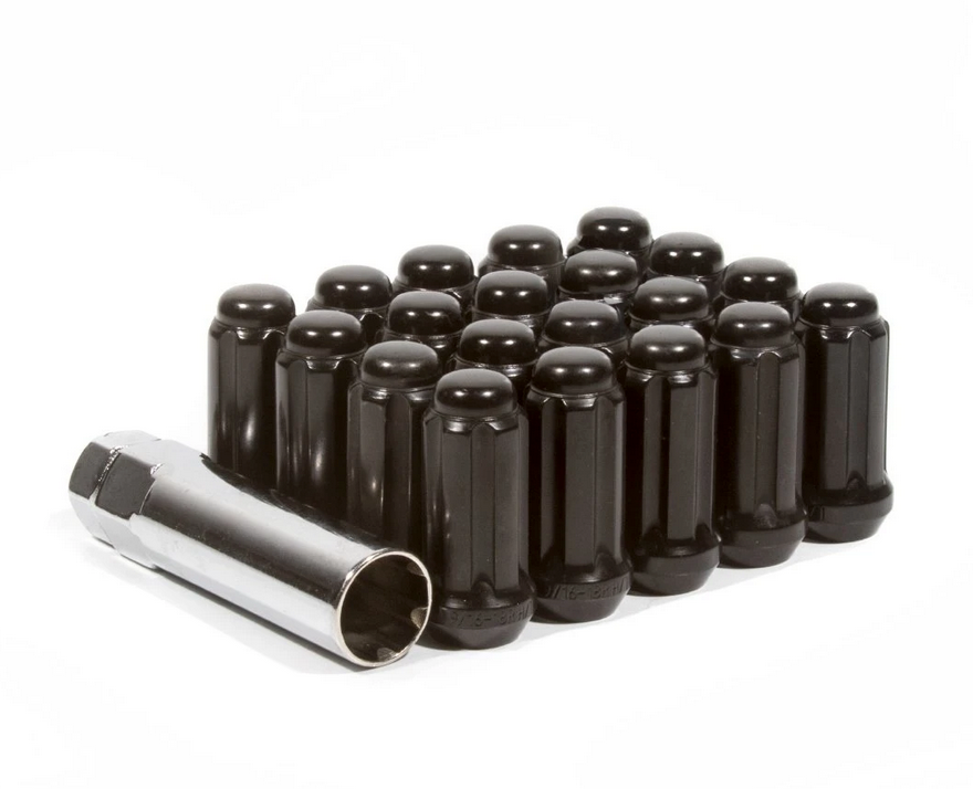 Method Lug Nut Kit - Spline - 14x1.5 - 6 Lug Kit - Black