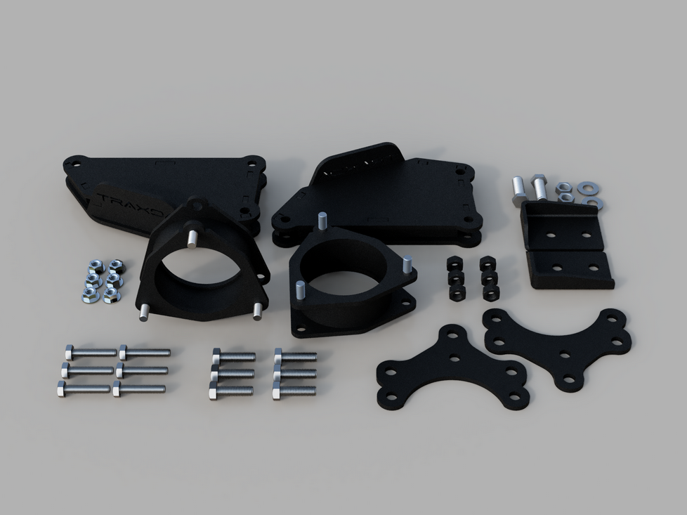 Traxda Lift Kit 2020-2024 Toyota Highlander / 2022-2024 Lexus RX350 (2" Front / 2" Rear) 906060