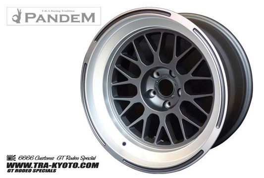 GReddy Pandem 6666 Wheels 18x9.5 -30 5-100 Gunmetal