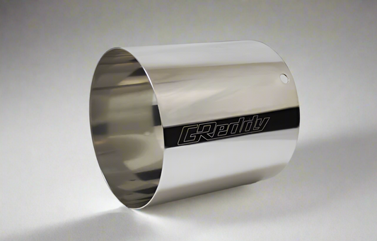 GReddy SS Tip (115mm Dia/120mm Length) for Universal 3in Revolution RS Muffler