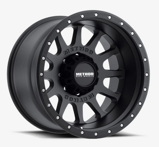 Method MR605 NV 20x10 -24mm Offset 8x170 124.9mm CB Matte Black Wheel