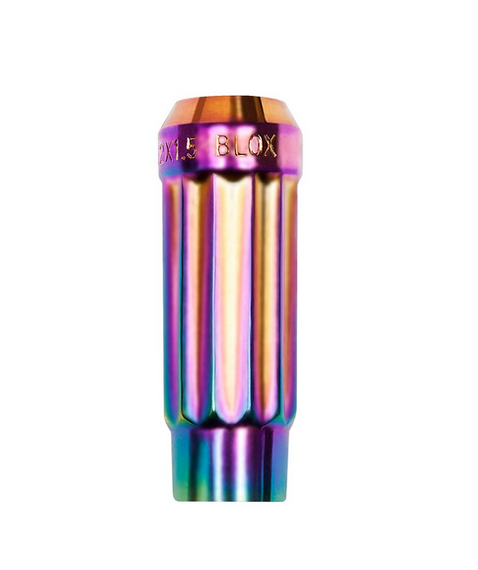 BLOX Racing 12-Sided P17 Tuner Lug Nut 12x1.25 - NEO Chrome Steel - Single Piece