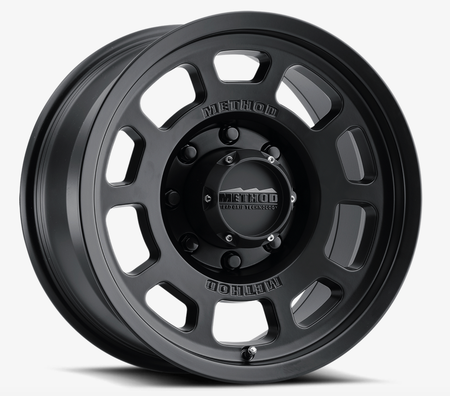 Method MR705 17x8.5 0mm Offset 8x6.5 130.81mm CB Matte Black Wheel