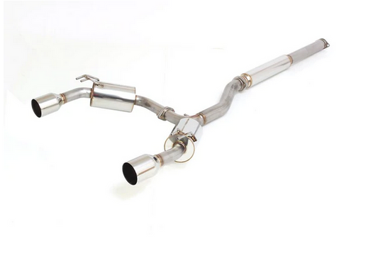 APEXi N1 Evo-R Exhaust System 2008-2012 Mitsubishi Lancer Evo 10 Dual Muffler (Cat-Back)