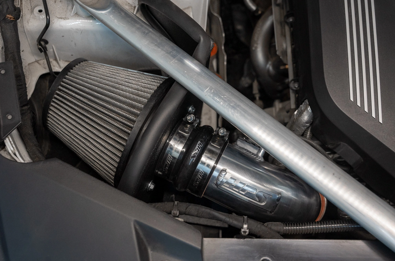 HPS Performance Short Ram Air Intake Kit 2020-2023 BMW X6 3.0L Turbo B58 G06 (Includes Heat Shield)