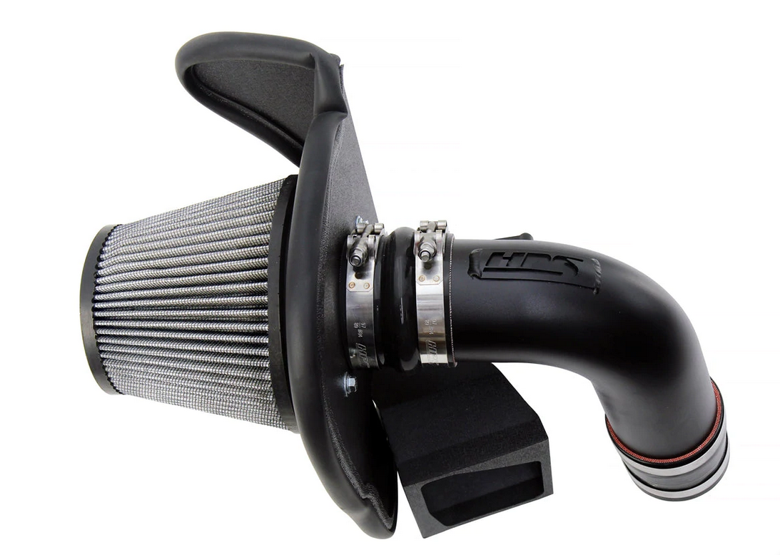 HPS Performance Short Ram Air Intake Kit 2020-2023 BMW X6 3.0L Turbo B58 G06 (Includes Heat Shield)