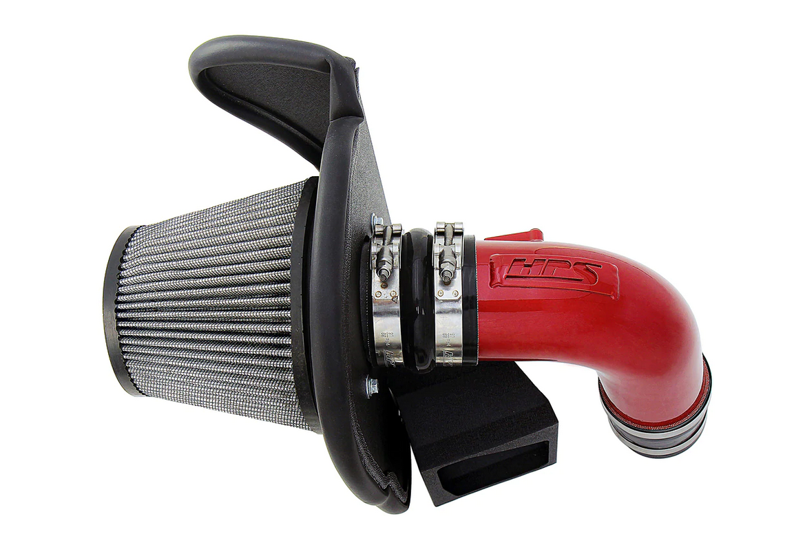 HPS Performance Short Ram Air Intake Kit 2020-2023 BMW X6 3.0L Turbo B58 G06 (Includes Heat Shield)