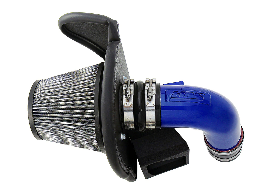 HPS Performance Short Ram Air Intake Kit 2020-2023 BMW X6 3.0L Turbo B58 G06 (Includes Heat Shield)