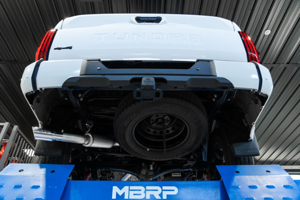 MBRP Armor Pro 3" Cat-Back Exhaust Kit, 2022-2024 Toyota Tundra 3.5L, Single Side Exit, T304 Stainless Steel (2.5" lead pipes)