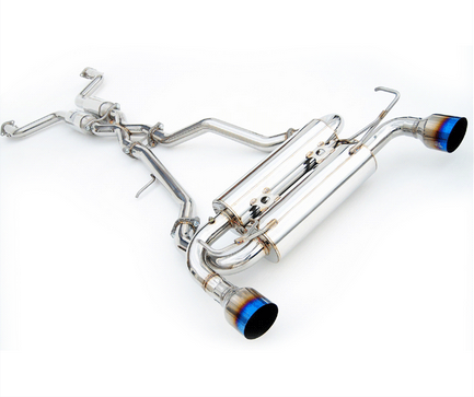 Invidia Gemini Stainless Cat-back Exhaust 2003-2008 Nissan 350Z (Single Layer Titanium Tip)