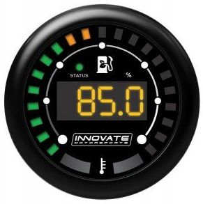 Innovate MTX-D Ethanol Content & Fuel Temp Complete Gauge Kit - Black Dial