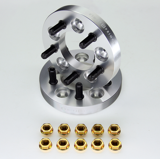 8 Prince Wheel Spacers 15mm / 12x1.25 / 5x114.3