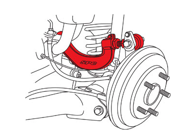 SPC Rear Camber Kit Adjustable Control Arm 2006-2015 Honda Civic - 2013+ Acura CSX/ILX