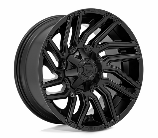 20x9.0 Fuel Typhoon D775 / 8x170 / 1 Offset / 125.10 Bore Matte Black