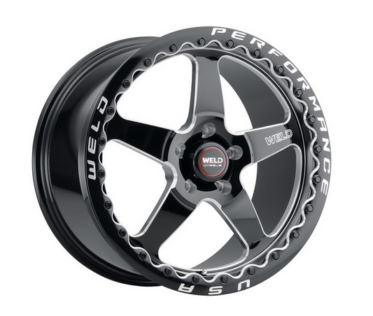 17x10 Weld S904 Ventura Beadlock 5x114.3 / ET50 / BS7.50 / Bore 78.1 Gloss BLK MIL