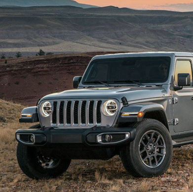 Jeep Wrangler JL/Gladiator JT Smoked LED Fender Light w/ Sequential Turn Signals & Side Marker Light