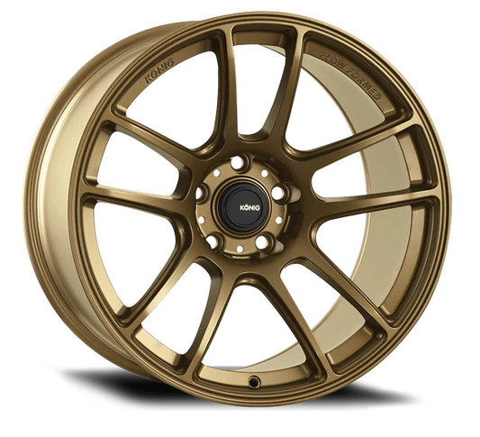 15x9.0 Konig Heliogram / 4x100 / ET 35mm / Matte Bronze