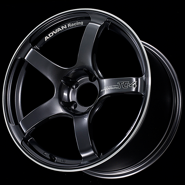 18x9.5 Advan TC4 +12 Offset Racing Gunmetallic (5x114.3)