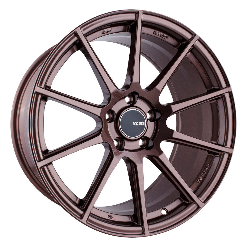 18x9.5 Enkei TS10 35mm Offset 5x114.3 Bolt Pattern 72.6mm Bore Dia Copper Wheel