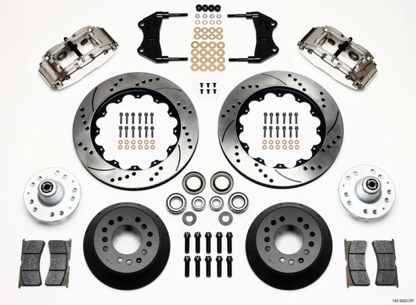 Wilwood Narrow Superlite 6R Front Hub Kit 14.00in Drill Pol WWE ProSpindle