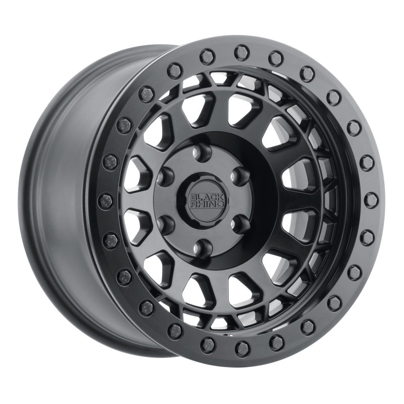 Black Rhino Primm Beadlock 17x8.5 5x114.3 ET-38 CB 71.6 Matte Black w/Black Bolts Wheel