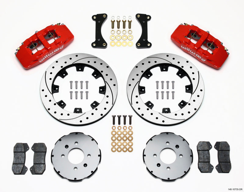 Wilwood Forged Dynapro 6 Big Brake Kit Acura Integra / Honda Civic, Del Sol, Fit (front) 262mm disc