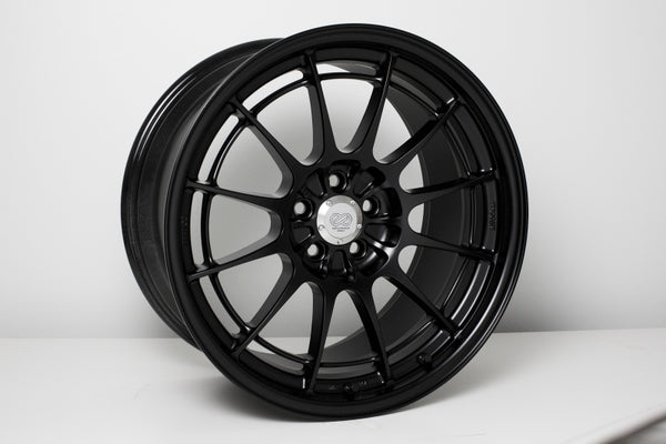 18x9.5 Enkei NT03+M Black / 5x100 / 40mm Offset