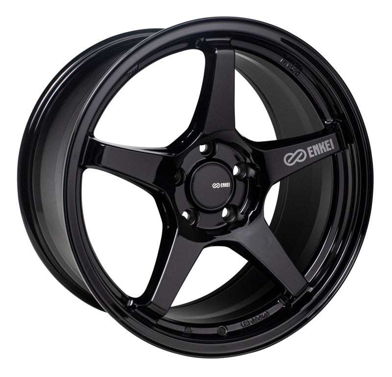 18x8.5 Enkei TS-5, 5x114.3 38mm Offset 72.6mm Bore Gloss Black