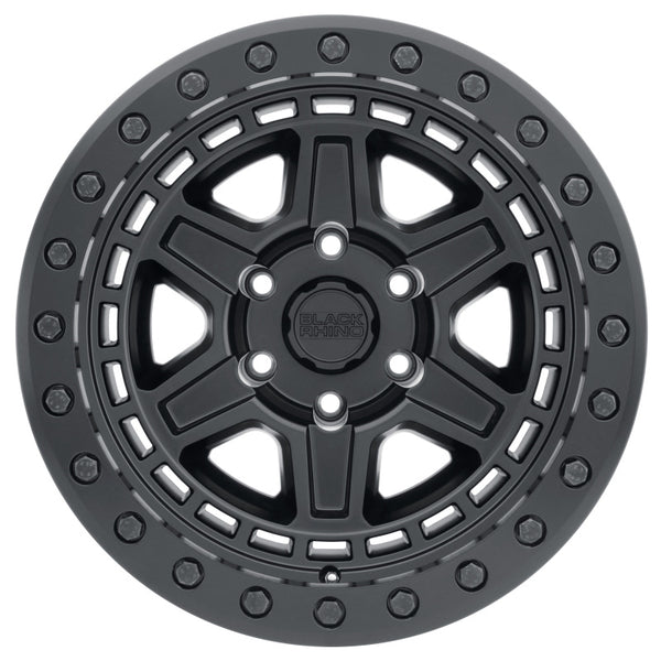 Black Rhino Reno Beadlock 17x8.5 6x139.7 ET00 CB 112.1 Matte Black w/Black Bolt Wheel