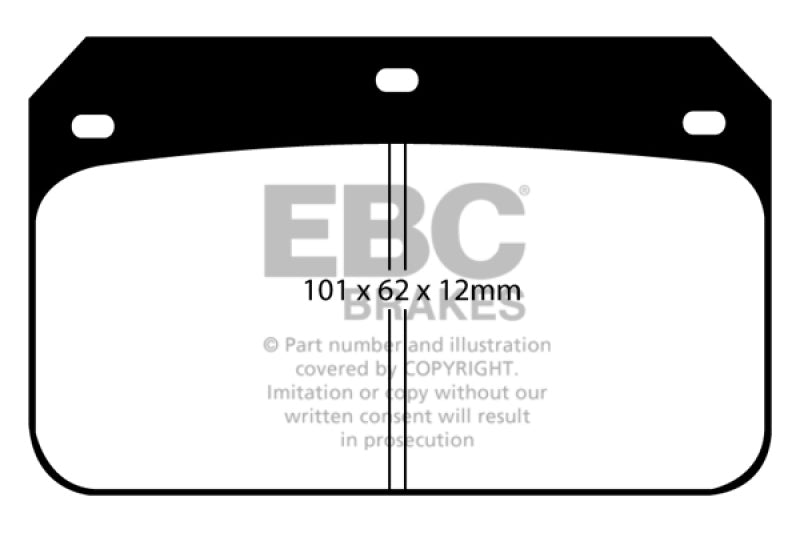 EBC Brakes Yellowstuff Performance Brake Pads