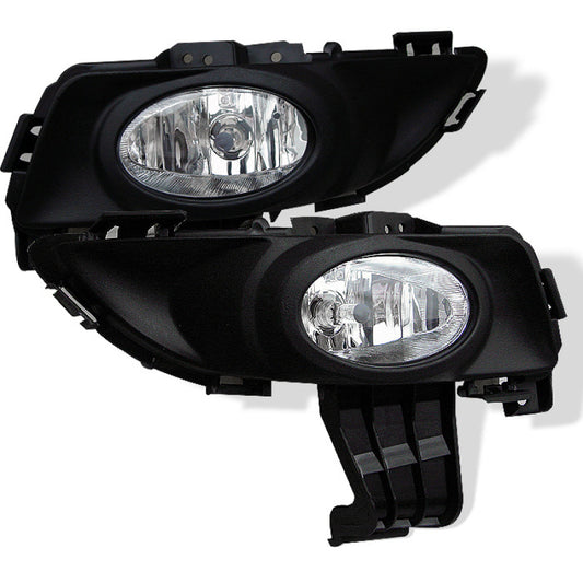 Spyder Mazda 3 03-06 4Dr OEM Fog Lights w/Switch (Wont Fit 5DR And Sport Model)- Clear FL-MM304