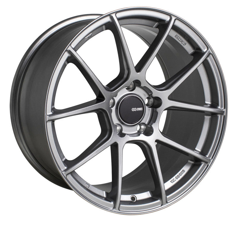 18x9.5 Enkei TS-V, 5x120 40mm Offset 72.6mm Bore Storm Grey Wheel