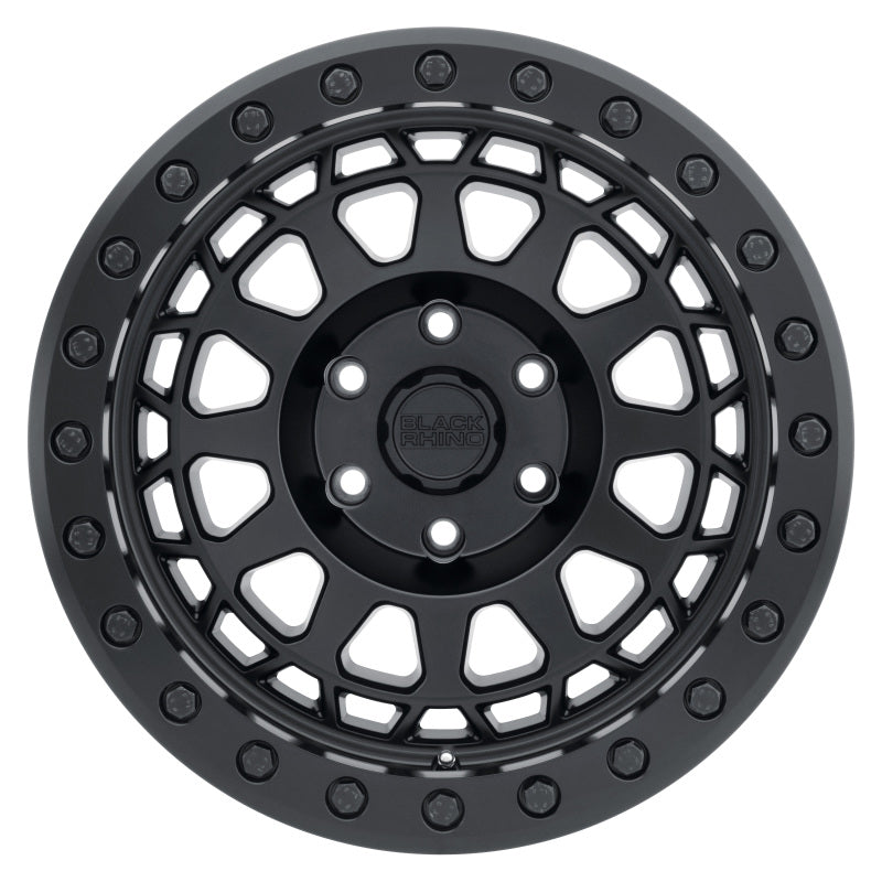 Black Rhino Primm Beadlock 17x8.5 6x139.7 ET-30 CB 112.1 Matte Black w/Black Bolt Wheel