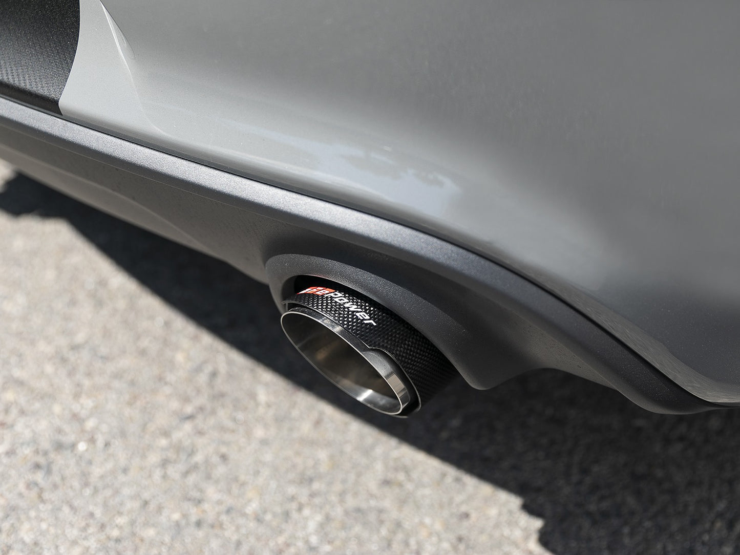 aFe MACH Force-XP 4.5" Carbon Fiber Exhaust Tips 2015–2023 Dodge Charger V8/Charger Hellcat