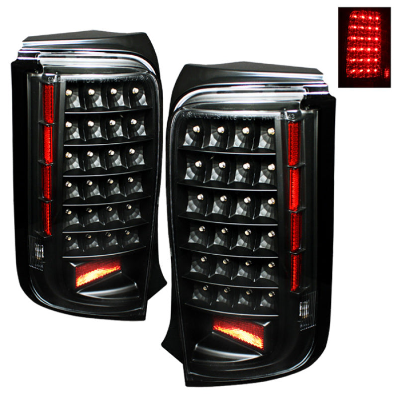 Xtune Scion Xb 2008-2010 LED Tail Lights Black