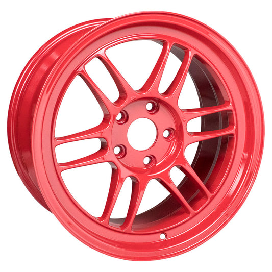 17x9.0 Enkei RPF1, 5x114.3 35mm Offset 73mm Bore Competition Red Wheel