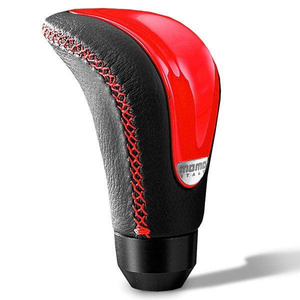 Momo Combat Evo Leather w/Red Insert Shift Knob