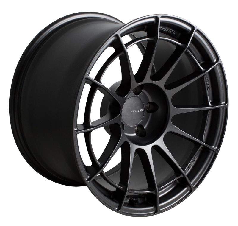 18x9.5 Enkei NT03RR, 5x120 45mm Offset 72.5mm Bore M-Face - Matte Gunmetal