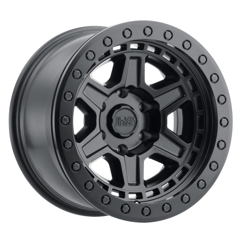 Black Rhino Reno Beadlock 17x8.5 6x139.7 ET00 CB 112.1 Matte Black w/Black Bolt Wheel