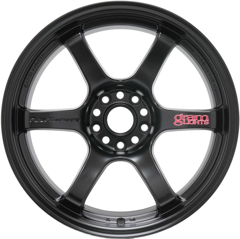 Gram Lights 57DR 17X9.0 +22 5-114.3 SEMI GLOSS BLACK