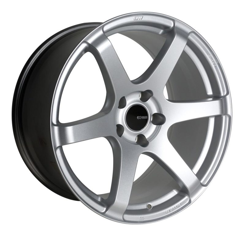 Enkei T6S 18x8.5 42mm Offset 5x112 Bolt Pattern 72.6 Bore Matte Silver Wheel