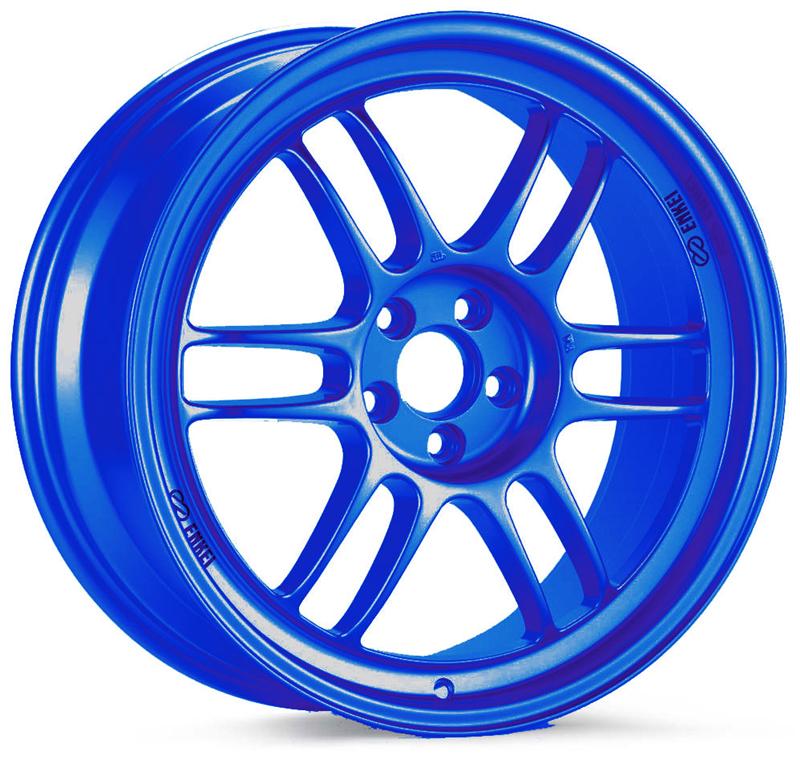 Enkei RPF1 18x10.5 5x114.3 15mm Offset 73mm Bore Victory Blue Wheel