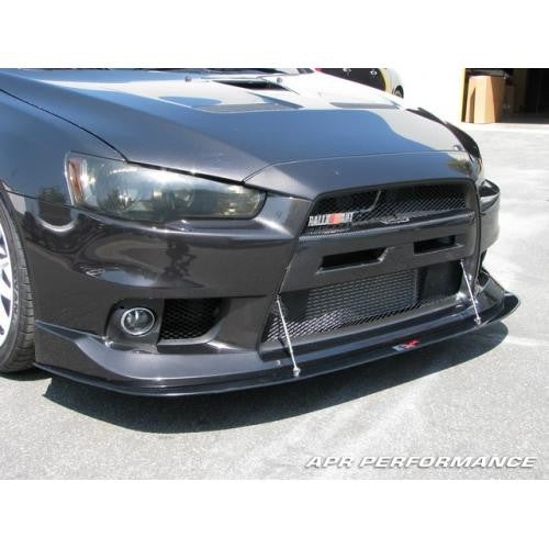 APR Carbon Fiber Wind Splitter 2008-2016 Mitsubishi Evo 10 (With Factory Aero Lip)