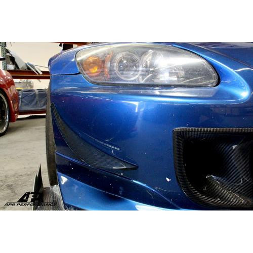 APR Carbon Fiber Front Bumper Canard Set 2004-2009 Honda S2000 (AP2)